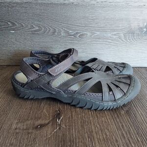 JBU 8.5 Jambu Ladies' Poppy Sandals Walking Athletic Hiking Outdoor Water Gray